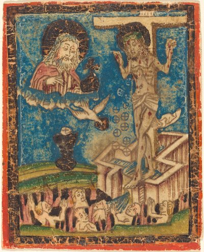Allegori om eukaristien af German 15th Century