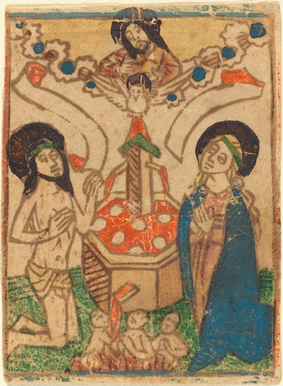 Allegori om eukaristien af German 15th Century