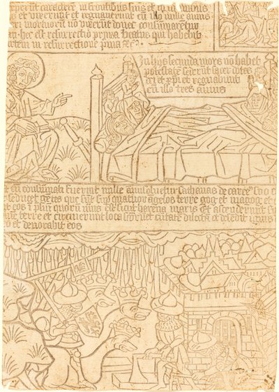 Johannes Apokalypse, Blad 42 af German 15th Century