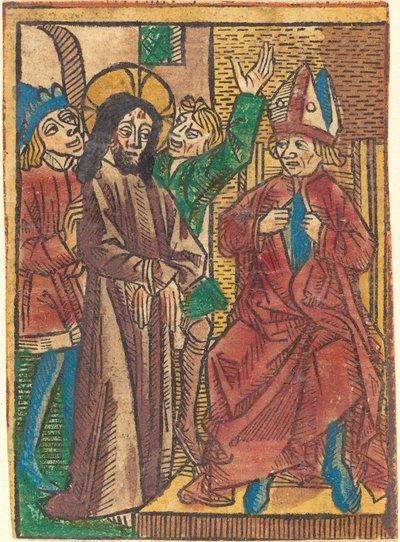 Før Caiaphas af German 15th Century