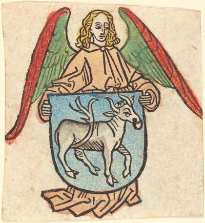 Bogplade af Hilprand Brandenburg af Bibrach af German 15th Century