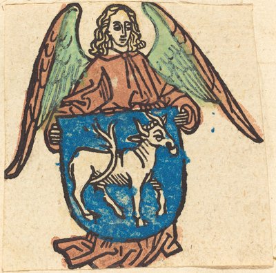 Bogplade af Hilprand Brandenburg af Bibrach af German 15th Century
