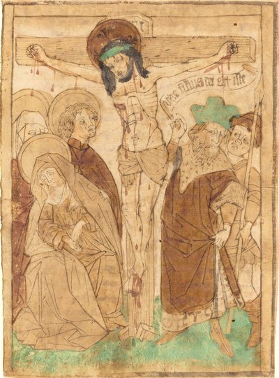 Kristus på korset af German 15th Century