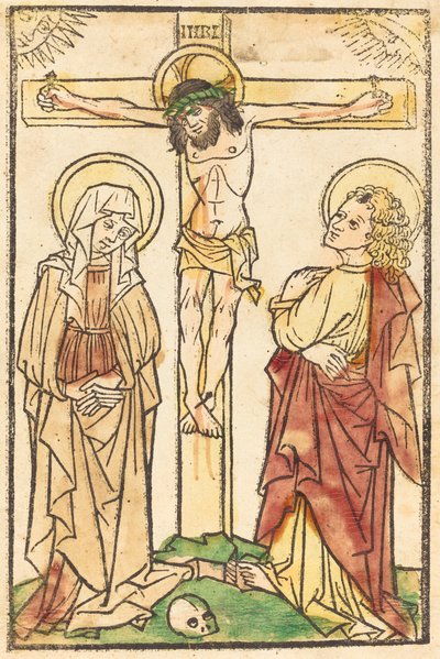 Kristus på korset af German 15th Century