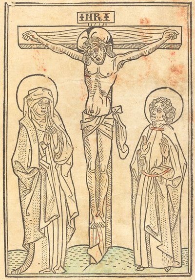 Kristus på korset af German 15th Century