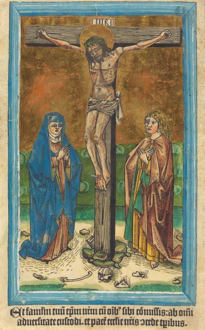 Kristus på korset af German 15th Century