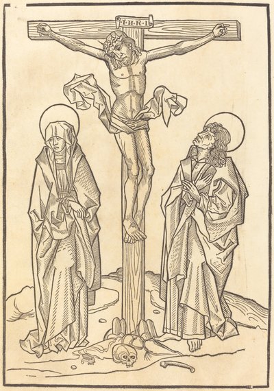 Kristus på korset af German 15th Century