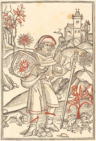 Gerson som pilgrim af German 15th Century