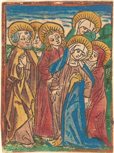 Madonna overvundet af German 15th Century