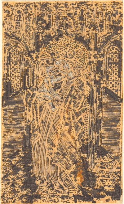 Madonna og barn af German 15th Century