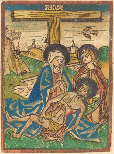 Pietà med Saint John af German 15th Century