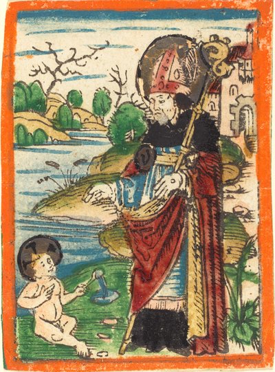 Sankt Augustin af German 15th Century
