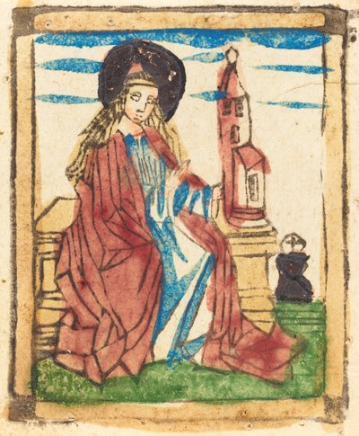 Sankt Barbara af German 15th Century