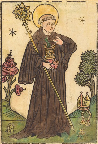 Sankt Benedikt af German 15th Century