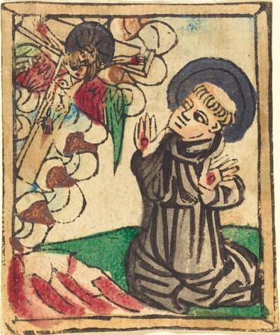 Sankt Frans af Assisi af German 15th Century