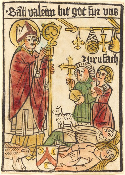Sankt Valentin af German 15th Century