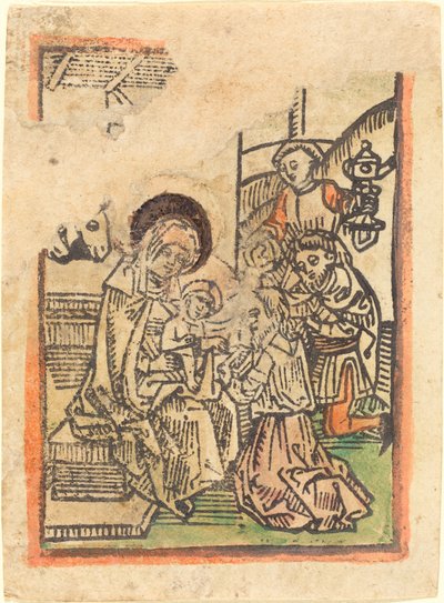 Magiernes tilbedelse af German 15th Century