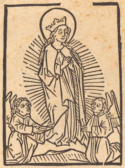 Jomfruens antagelse af German 15th Century