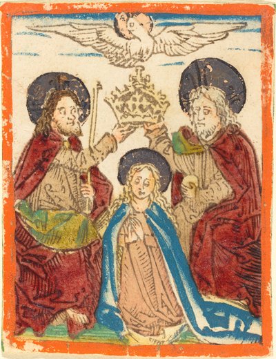Jomfruens kroning af German 15th Century