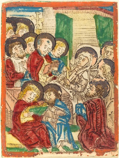 Jomfruens død af German 15th Century