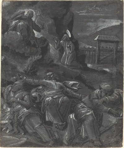 Kristus i Getsemane Have af German 16th Century