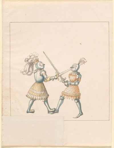 Freydal, The Book of Jousts and Tournament of Emperor Maximilian I: Combats on Foot (Jousts) (Bind III): Plade 158 af German 16th Century
