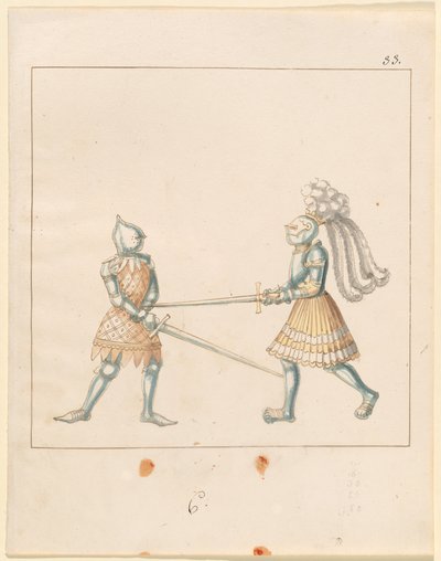 Freydal, The Book of Jousts and Tournament of Emperor Maximilian I: Combats on Foot (Jousts) (Bind III): Plade 163 af German 16th Century