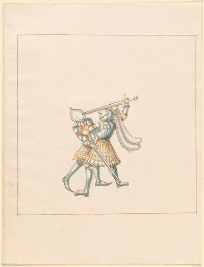 Freydal, The Book of Jousts and Tournament of Emperor Maximilian I: Combats on Foot (Jousts) (Bind III): Plade 160 af German 16th Century