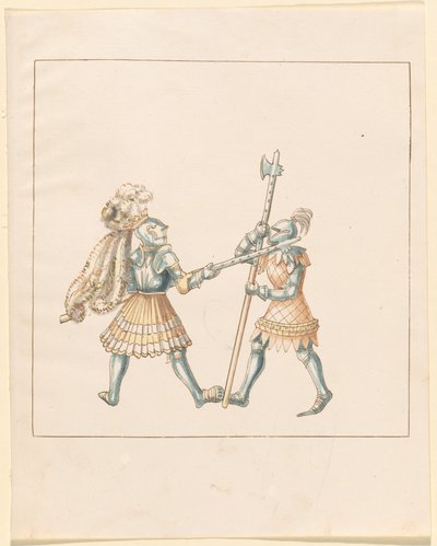 Freydal, The Book of Jousts and Tournament of Emperor Maximilian I: Combats on Foot (Jousts) (Bind III): Plade 144 af German 16th Century