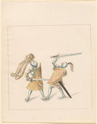 Freydal, The Book of Jousts and Tournament of Emperor Maximilian I: Combats on Foot (Jousts) (Bind III): Plade 161 af German 16th Century