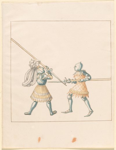 Freydal, The Book of Jousts and Tournament of Emperor Maximilian I: Combats on Foot (Jousts) (Bind III): Plade 147 af German 16th Century
