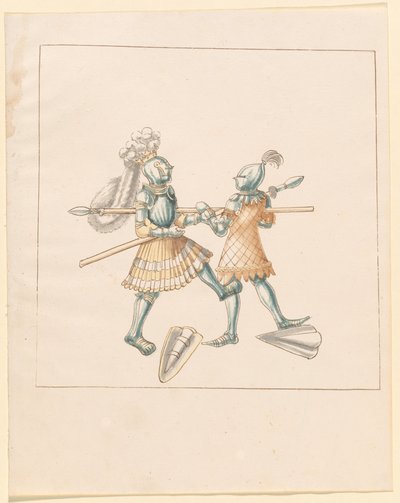 Freydal, The Book of Jousts and Tournament of Emperor Maximilian I: Combats on Foot (Jousts) (Bind III): Plade 151 af German 16th Century