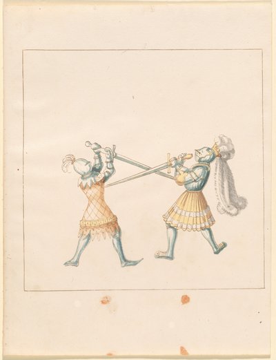 Freydal, The Book of Jousts and Tournament of Emperor Maximilian I: Combats on Foot (Jousts) (Bind III): Plade 159 af German 16th Century