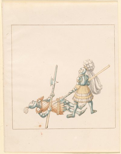 Freydal, The Book of Jousts and Tournament of Emperor Maximilian I: Combats on Foot (Jousts) (Bind III): Plade 145 af German 16th Century