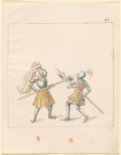 Freydal, The Book of Jousts and Tournament of Emperor Maximilian I: Combats on Foot (Jousts) (Bind III): Plade 146 af German 16th Century