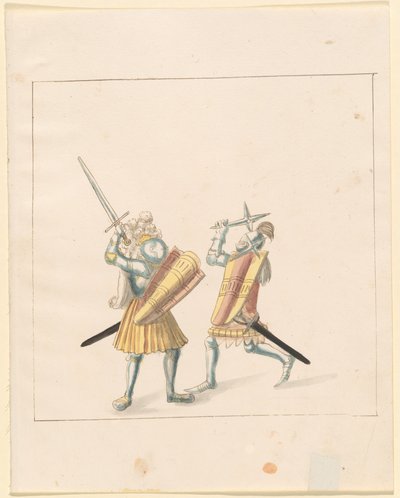 Freydal, The Book of Jousts and Tournament of Emperor Maximilian I: Combats on Foot (Jousts) (Bind III): Plade 155 af German 16th Century