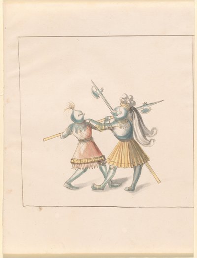 Freydal, The Book of Jousts and Tournament of Emperor Maximilian I: Combats on Foot (Jousts) (Bind III): Plade 143 af German 16th Century