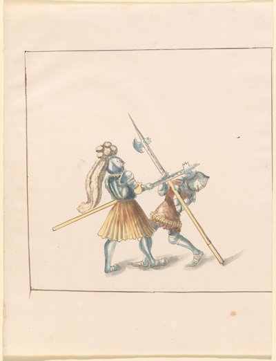 Freydal, The Book of Jousts and Tournament of Emperor Maximilian I: Combats on Foot (Jousts) (Bind III): Plade 142 af German 16th Century