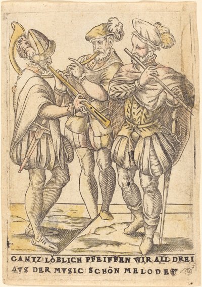 Gantz loblich Pfeiffen vi alle tre afs de Mvsic: Schon Melodey af German 16th Century