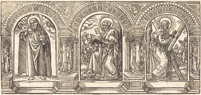 Kristus og hans disciple II af German 16th Century after Martin Schongauer
