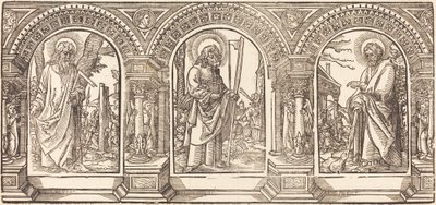 Kristus og hans disciple IV af German 16th Century after Martin Schongauer