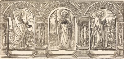 Kristus og hans disciple I af German 16th Century after Martin Schongauer