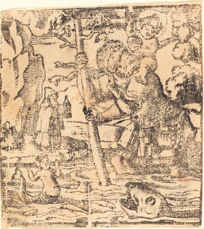 Sankt Christopher af German 16th or 19th Century