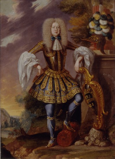 En mand i fancy kjole, begyndelsen af det 18. århundrede. af German Master