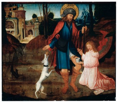 Helbredelsen af Saint Roch, slutningen af det 15. århundrede af German Master