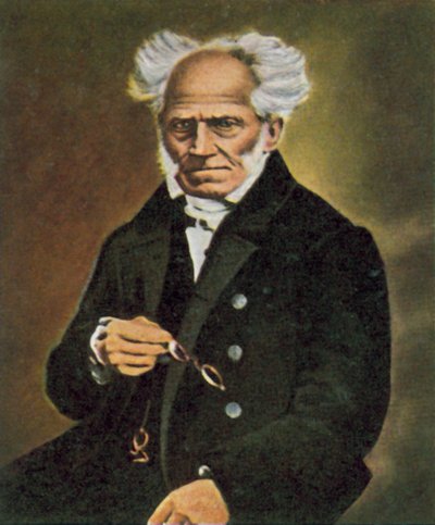 Arthur Schopenhauer, tysk filosof (farvelagt foto) af German Photographer