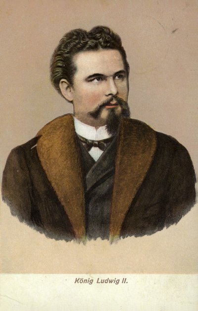 Ludwig II (foto i farver) af German Photographer