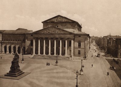 Munchen / München: Nationaltheater (s/h-foto) af German Photographer