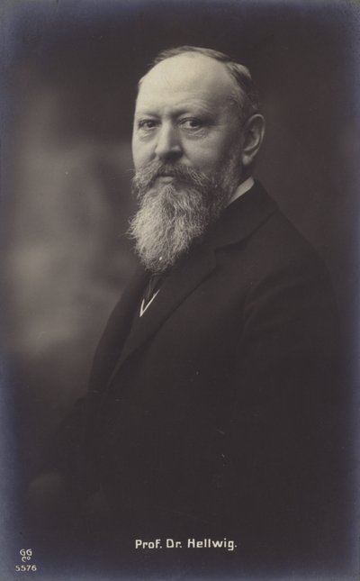 Professor doktor Hellwig (s/h-foto) af German Photographer