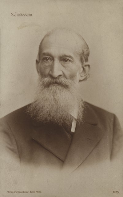 Salomon Jadassohn (s/h-foto) af German Photographer